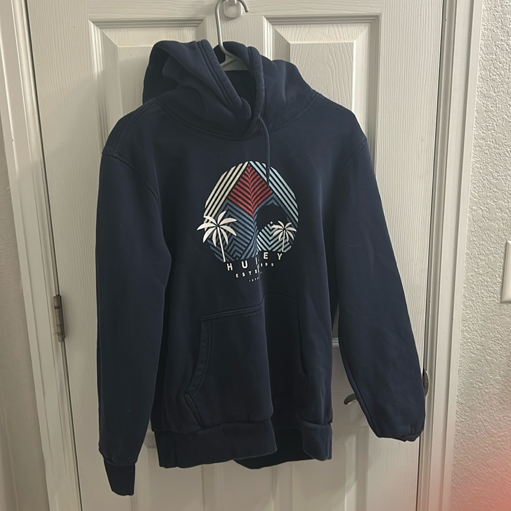 Hurley navy blue hoodie